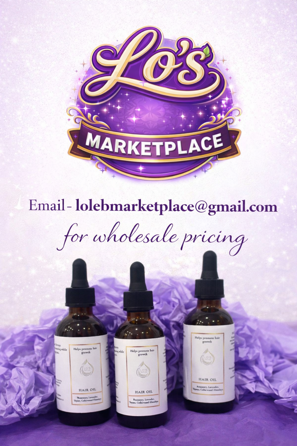 Lo's Hair Oil - 2oz - Image 5